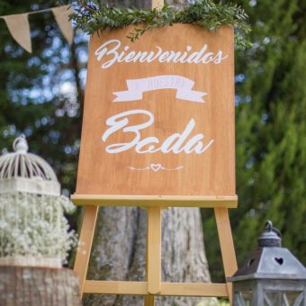 Letrero Boda